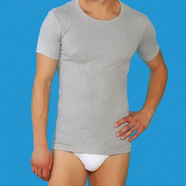 Camisetas térmicas caballero manga corta algodón-lycra