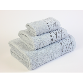 Juego de toallas Blanco 100% algodón orgánico de 700 gramos.